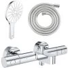 GROHE Mitigeur Bain Douche Precision Get Avec Douchette 3jets Vitalio Smartactive 150 Et Flexible 200cm 2 GROHE Mitigeur Bain Douche Precision Get Avec Douchette 3jets Vitalio Smartactive 150 Et Flexible 200cm -GROHE Soldes 57899822 1