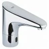Grohe Europlus E Robinet Pour Lavabo Infrarouge Sans Mélangeur Avec Alimentation 6V Chrome - Chrome 1 Grohe Europlus E Robinet Pour Lavabo Infrarouge Sans Mélangeur Avec Alimentation 6V Chrome - Chrome -GROHE Soldes 57963542 1