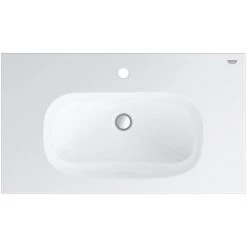 GROHE Plan Vasque à Poser Blanc Alpin Euro Ceramic, 80 X 46 -GROHE Soldes 58435103 5