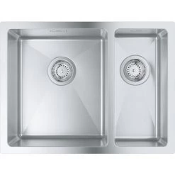 GROHE Evier 1 Cuve Et Demie En Acier Inoxydable K700U, 59,5 X 45 -GROHE Soldes 58595874 5