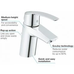 GROHE Start Mitigeur Monocommande Lavabo Taille M Chromé 23455000 -GROHE Soldes 59180501 5