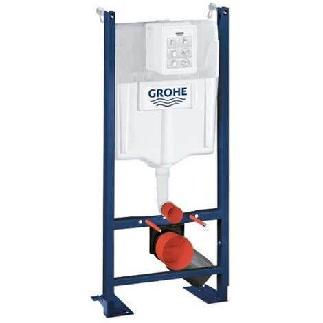 Grohe Pack WC Suspendu Sans Bride Bau Ceramic Avec Abattant, Bâti Support WC Grohe Rapid SL Project Et Plaque De Commande Start, Blanc Alpin 7 Grohe Pack WC Suspendu Sans Bride Bau Ceramic Avec Abattant, Bâti Support WC Grohe Rapid SL Project Et Plaque De Commande Start, Blanc Alpin – Image 5