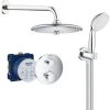 Grohe Grohtherm Set De Douche Encastré Avec Mitigeur Thermostatique, Douche De Tête 260mm 3 Jets + Douchette 2 Jets, Chrome 1 Grohe Grohtherm Set De Douche Encastré Avec Mitigeur Thermostatique, Douche De Tête 260mm 3 Jets + Douchette 2 Jets, Chrome -GROHE Soldes 59550516 1