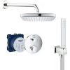 Grohe Grohtherm Set De Douche Encastré Avec Mitigeur Thermostatique, Douche De Tête 250mm + Douchette Avec Support Mural, Chrome 1 Grohe Grohtherm Set De Douche Encastré Avec Mitigeur Thermostatique, Douche De Tête 250mm + Douchette Avec Support Mural, Chrome -GROHE Soldes 59657044 1