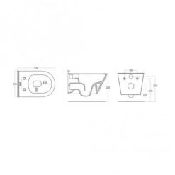 Grohe Pack WC Bâti-support Autoportant + WC Sans Bride Lucco Avva + Abattant Softclose + Plaque Chrome Mat (ProjectAvva-7) 11 Grohe Pack WC Bâti-support Autoportant + WC Sans Bride Lucco Avva + Abattant Softclose + Plaque Chrome Mat (ProjectAvva-7) -GROHE Soldes 59668406 5