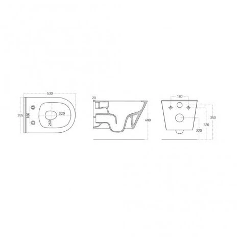 Grohe Pack WC Bâti-support Autoportant + WC Sans Bride Lucco Avva + Abattant Softclose + Plaque Chrome Mat (ProjectAvva-7) 7 Grohe Pack WC Bâti-support Autoportant + WC Sans Bride Lucco Avva + Abattant Softclose + Plaque Chrome Mat (ProjectAvva-7) – Image 5