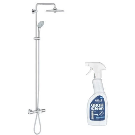 GROHE Colonne Bain Douche Euphoria System 260 Avec Nettoyant GrohClean 3 GROHE Colonne Bain Douche Euphoria System 260 Avec Nettoyant GrohClean