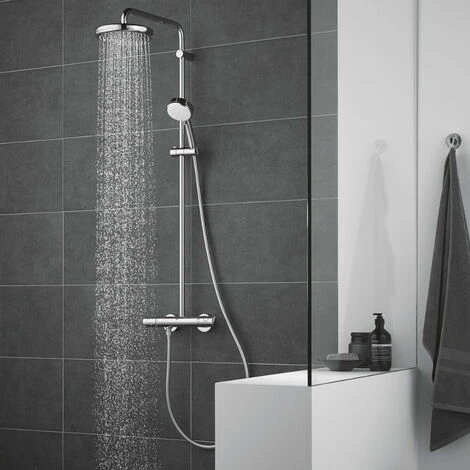 GROHE Colonne De Douche Tempesta Cosmopolitan System 210 Avec Nettoyant GrohClean 5 GROHE Colonne De Douche Tempesta Cosmopolitan System 210 Avec Nettoyant GrohClean – Image 3