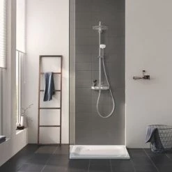 GROHE Colonne De Douche Thermostatique Euphoria Smartcontrol System 260 Mono Avec Nettoyant GrohClean -GROHE Soldes 59859505 3