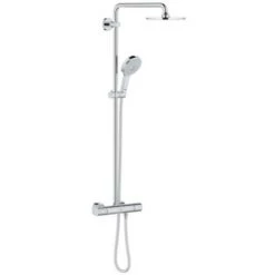 GROHE Colonne De Douche Thermostatique Rainshower System 210 Avec Nettoyant GrohClean -GROHE Soldes 59973933 2