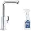 GROHE Mitigeur Cuisine Tallinn Bec Haut Chromé Douchette Extractible + Nettoyant Robinetterie GrohClean 2 GROHE Mitigeur Cuisine Tallinn Bec Haut Chromé Douchette Extractible + Nettoyant Robinetterie GrohClean -GROHE Soldes 60032770 1