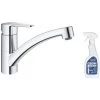 GROHE Mitigeur Cuisine StartEco Bec Bas Chromé + Nettoyant Robinetterie GrohClean -GROHE Soldes 60032778 1