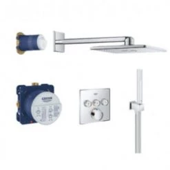 GROHE Ensemble Douche Encastrable SmartControl Avec Nettoyant Robinetterie GrohClean 8 GROHE Ensemble Douche Encastrable SmartControl Avec Nettoyant Robinetterie GrohClean -GROHE Soldes 60033016 2