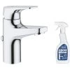 GROHE Mitigeur Lavabo Start Flow Taille S Chromé + Nettoyant Robinetterie GrohClean -GROHE Soldes 60033115 1