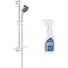 GROHE Ensemble De Douche 2 Jets Avec Barre Vitalio Comfort 100 Chromé + Nettoyant Robinetterie GrohClean -GROHE Soldes 60033117 1
