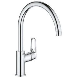 GROHE Mitigeur Cuisine Start Flow Bec Haut Chromé + Nettoyant Robinetterie GrohClean -GROHE Soldes 60033198 3