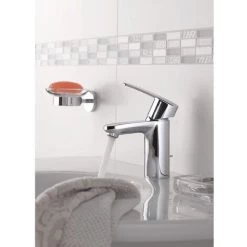 GROHE Mitigeur Lavabo Wave Cosmopolitan Taille S Chromé + Nettoyant Robinetterie GrohClean -GROHE Soldes 60033200 2