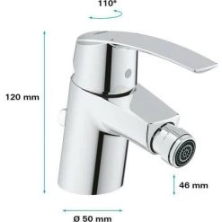GROHE - Mitigeur Monocommande Bidet - Taille S -GROHE Soldes 60043960 3