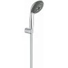 GROHE Vitalio Start 100 Ensemble De Douche 3 Jets Avec Support Mural Chromé 27957000