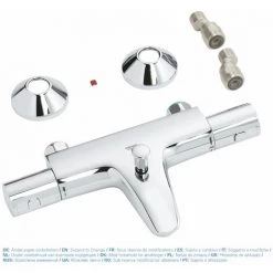 GROHE Precision Start Mitigeur Thermostatique Bain / Douche 1/2 Chromé 34598000 -GROHE Soldes 60063094 4