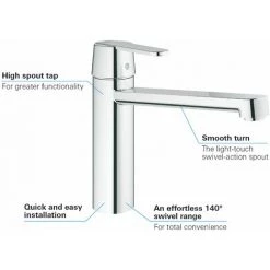 GROHE Get Mitigeur Monocommande Evier Chromé 30196000 11 GROHE Get Mitigeur Monocommande Evier Chromé 30196000 -GROHE Soldes 60193507 5
