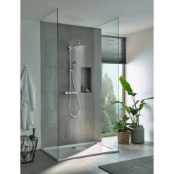 Colonne De Douche Grohe Vitalio Joy 260mm Mitigeur Thermostatique Chromé - Chrome -GROHE Soldes 60850427 5