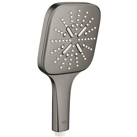 Douchette Grohe Cube Rainshower SmartActive 130mm Gris Foncé Brossé/graphite Dur 3 Douchette Grohe Cube Rainshower SmartActive 130mm Gris Foncé Brossé/graphite Dur