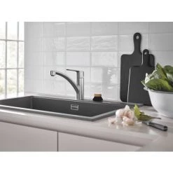Mitigeur De Cuisine Grohe QuickFix Start Supersteel - Super Steel -GROHE Soldes 61229570 5