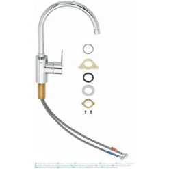 GROHE Feel Mitigeur Monocommande Evier Chromé 32670002 11 GROHE Feel Mitigeur Monocommande Evier Chromé 32670002 -GROHE Soldes 62299007 5