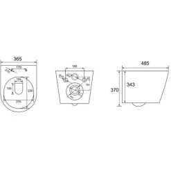 Grohe Pack WC Bâti-support Rapid SL + WC Sans Bride Infinitio + Abattant Softclose + Plaque Chrome (RapidSL-Infinitio-8) 11 Grohe Pack WC Bâti-support Rapid SL + WC Sans Bride Infinitio + Abattant Softclose + Plaque Chrome (RapidSL-Infinitio-8) -GROHE Soldes 62517898 5