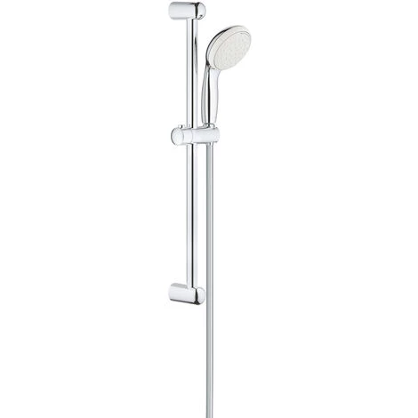 Grohe Precision Flow Set De Mitigeur De Douche Thermostatique + Douchette 2 Jets + Barre De Douche 600mm + Flexible 1750mm, Chrome 6 Grohe Precision Flow Set De Mitigeur De Douche Thermostatique + Douchette 2 Jets + Barre De Douche 600mm + Flexible 1750mm, Chrome – Image 4