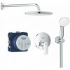 Grohe Eurosmart Set De Douche Encastré Avec Douche De Tête XXL 250, Douchette 2 Jets Et Support De Douche Mural, Chrome (25219001-XXL) 1 Grohe Eurosmart Set De Douche Encastré Avec Douche De Tête XXL 250, Douchette 2 Jets Et Support De Douche Mural, Chrome (25219001-XXL) -GROHE Soldes 63012384 1