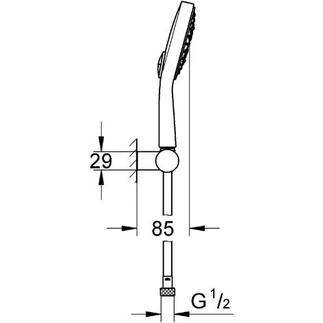 GROHE Set De Douche 4 Jets Power&Soul Cosmopolitan 27741000 7 GROHE Set De Douche 4 Jets Power&Soul Cosmopolitan 27741000 – Image 5