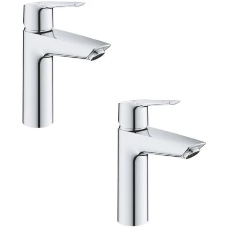 GROHE Mitigeur Lavabo Start 2021 Avec Vidage Push-Open Chrome Taille M 3 GROHE Mitigeur Lavabo Start 2021 Avec Vidage Push-Open Chrome Taille M