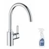 GROHE Mitigeur Cuisine Feel Bec Haut Chromé Avec Nettoyant GrohClean -GROHE Soldes 64024342 1