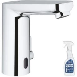 GROHE Mitigeur Lavabo Infrarouge Get E Quickfix + Nettoyant Robinetterie GrohClean