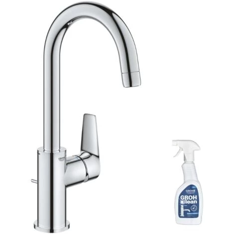 GROHE Mitigeur Lavabo Taille L Quickfix Start Edge Avec Nettoyant GrohClean 3 GROHE Mitigeur Lavabo Taille L Quickfix Start Edge Avec Nettoyant GrohClean