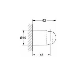GROHE Relexa Support Mural Pour Douchette 28605000 (Import Allemagne) 5 GROHE Relexa Support Mural Pour Douchette 28605000 (Import Allemagne) -GROHE Soldes 68789505 2