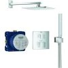Système De Douche Encastré GROHE Grohtherm Cube 34741 Chrome 1 Système De Douche Encastré GROHE Grohtherm Cube 34741 Chrome -GROHE Soldes 69126988 1