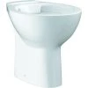 WC Sur Pied à Fond Creux BAU KERAMIK Blanc Sans Bride GROHE -GROHE Soldes 69127737 1
