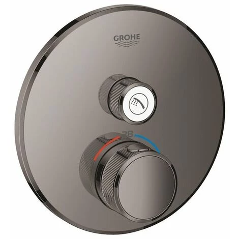 Grohe Grohtherm Smartcontrol Vanne De Douche Encastrée Thermostatique Hard Graphite - Hard Graphite 3 Grohe Grohtherm Smartcontrol Vanne De Douche Encastrée Thermostatique Hard Graphite - Hard Graphite