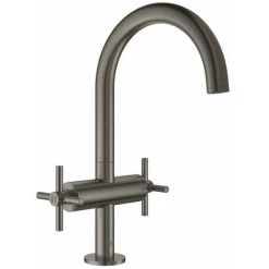 Grohe Atrio Robinet De Lavabo Avec Bonde Push Open 1 Trou Brushed Hard Graphite