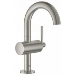 Grohe Atrio Robinet Lavabo M-size 1 Trou Avec Bonde Push Open Supersteel - Supersteel -GROHE Soldes 69976472 2