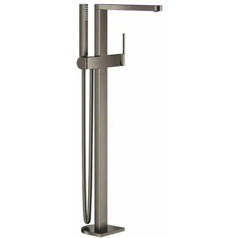 Grohe Plus Pièce De Garniture Pour Mitigeur De Baignoire Autoportant Avec Inverseur, Bec 28.2cm, Douchette à Main Et Flexible De Douche 125cm Brushed Hard Graphite - Brushed Hard Graphite 3 Grohe Plus Pièce De Garniture Pour Mitigeur De Baignoire Autoportant Avec Inverseur, Bec 28.2cm, Douchette à Main Et Flexible De Douche 125cm Brushed Hard Graphite - Brushed Hard Graphite