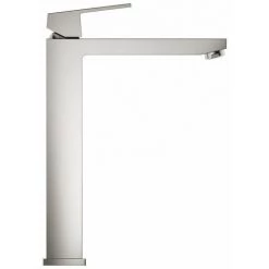 Grohe Eurocube Robinet De Lavabo 1 Trou Taille Xl M. Corps Lisse Supersteel - Supersteel -GROHE Soldes 69976551 2