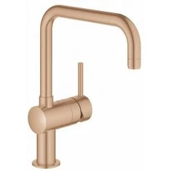Grohe Minta Mitigeur De Cuisine Bec U Rotatif Warm Sunset Brossé - Warm Sunset Brossé -GROHE Soldes 69976555 2