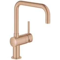 Grohe Minta Mitigeur De Cuisine Bec U Rotatif Warm Sunset Brossé - Warm Sunset Brossé -GROHE Soldes 69976555 4