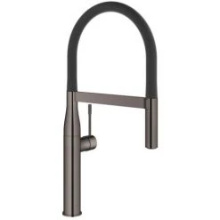 Grohe Essence Nouveau Robinet De Cuisine 1 Trou Avec Douchette Professionnelle Auto Avec Douchette Inverseur Hard Graphite - Hard Graphite -GROHE Soldes 69976577 3