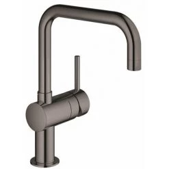 Grohe Minta Mitigeur De Cuisine Bec U Rotatif Hard Graphite - Hard Graphite