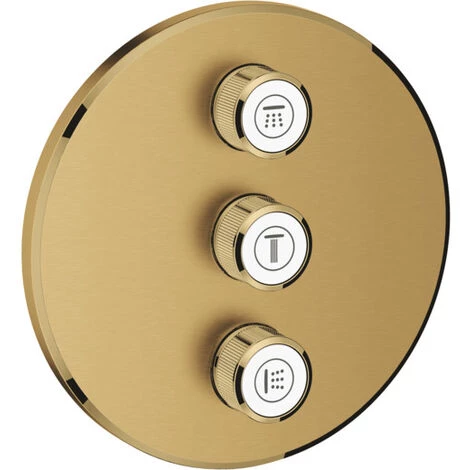 Grohe Smartcontrol Valve Partie Pour Installation Cachée Réglage De Débit (robinet D'arrêt) 3 Functions Rondbrushed Cool Sunrise - Brushed Cool Sunrise 4 Grohe Smartcontrol Valve Partie Pour Installation Cachée Réglage De Débit (robinet D'arrêt) 3 Functions Rondbrushed Cool Sunrise - Brushed Cool Sunrise – Image 2